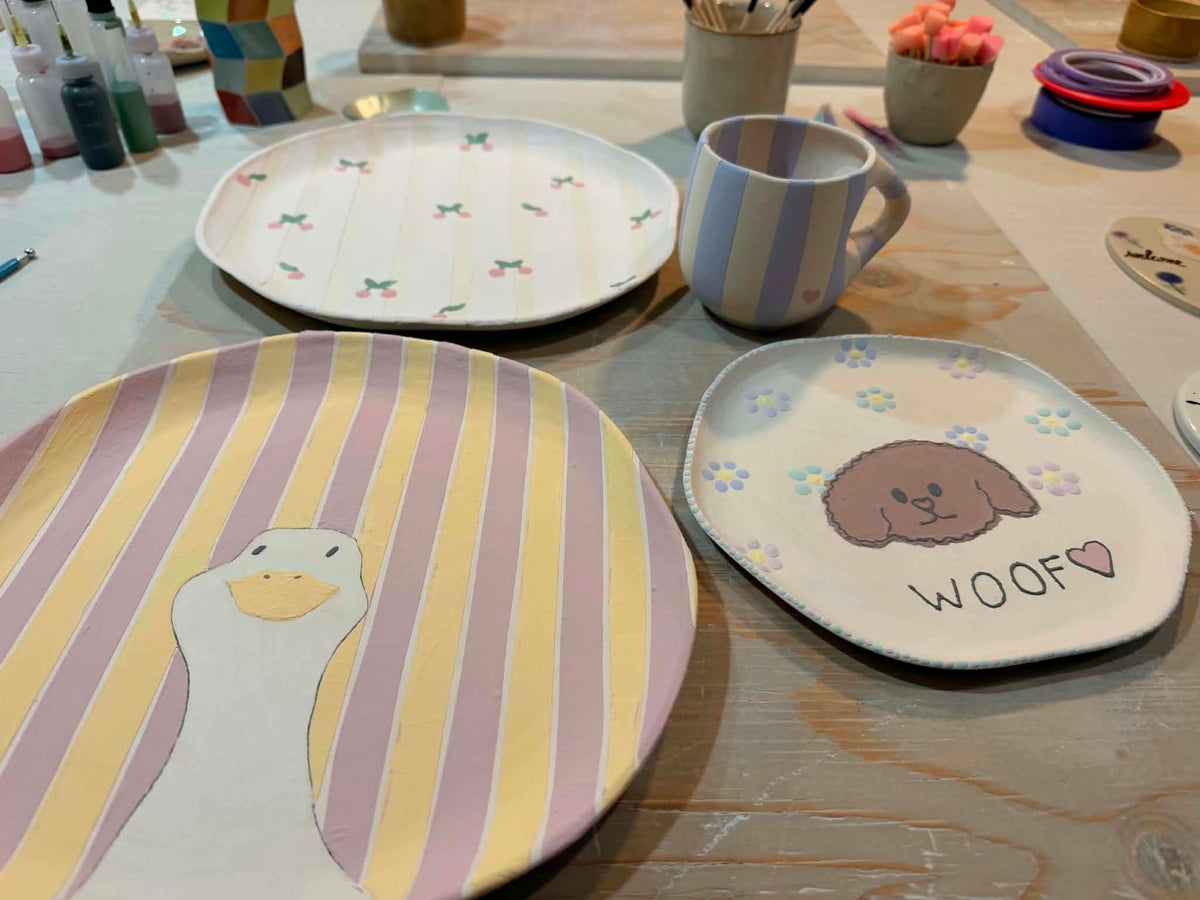 "Pottery painting" zaterdag 31 oktober 2026 14..00 - 16.00 uur